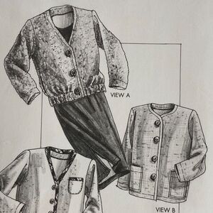 Great Copy 1265 All Season Jacket Soft Gathered Skirt Pattern XS - XL Sewing